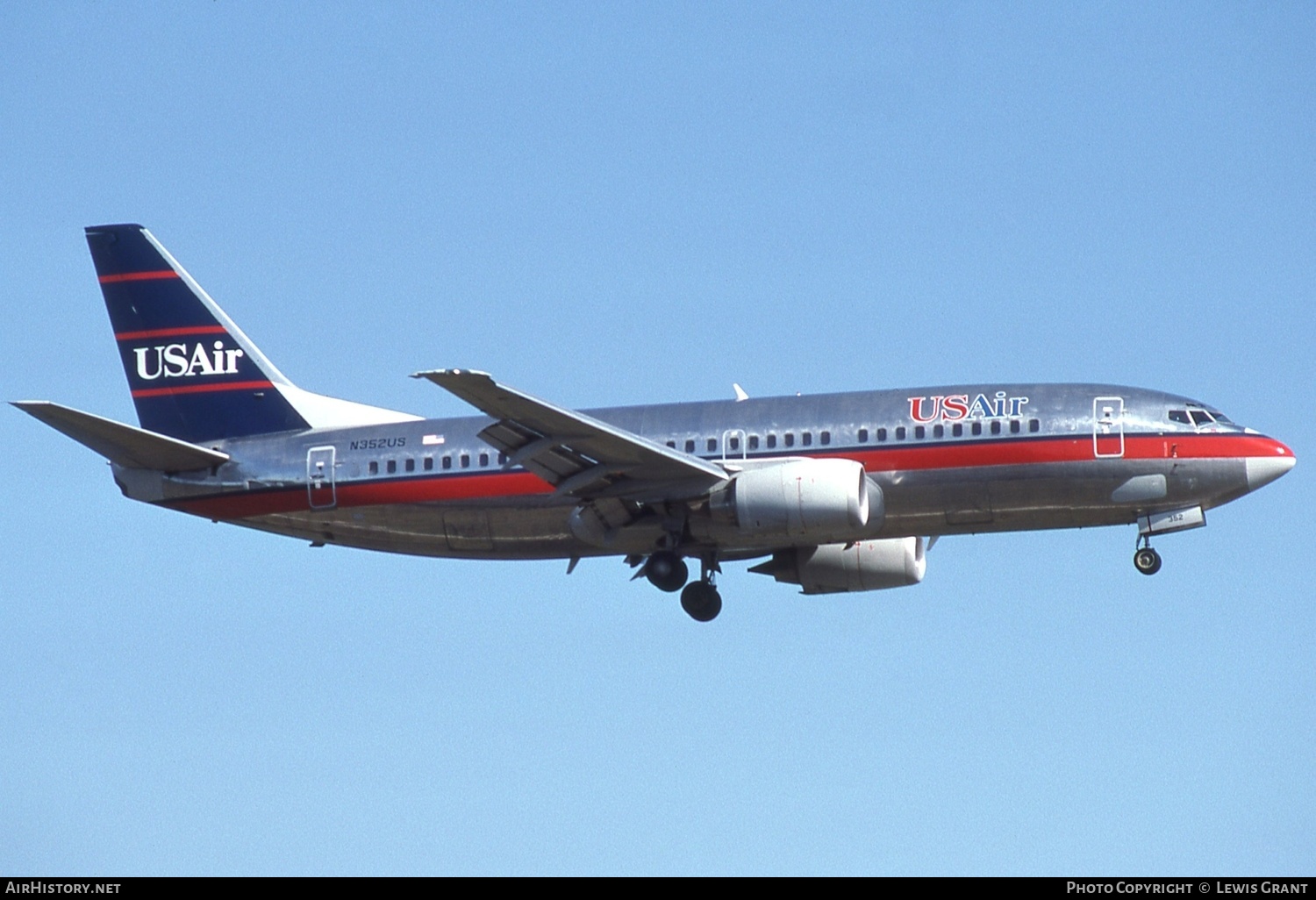 Aircraft Photo of N352US | Boeing 737-301 | USAir | AirHistory.net #554585