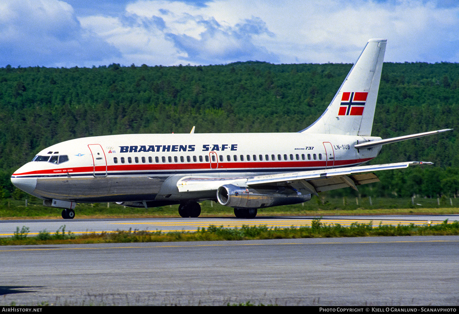 Aircraft Photo of LN-SUB | Boeing 737-205/Adv | Braathens SAFE | AirHistory.net #554594