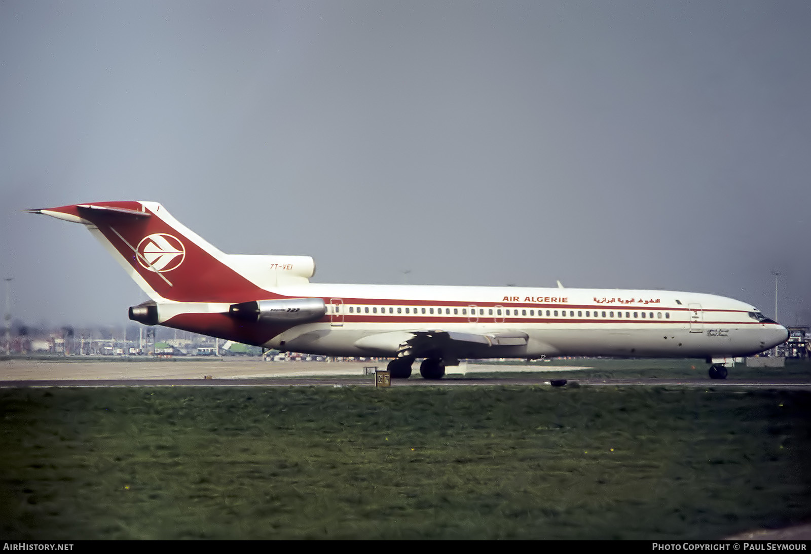 Aircraft Photo of 7T-VEI | Boeing 727-2D6/Adv | Air Algérie | AirHistory.net #554596