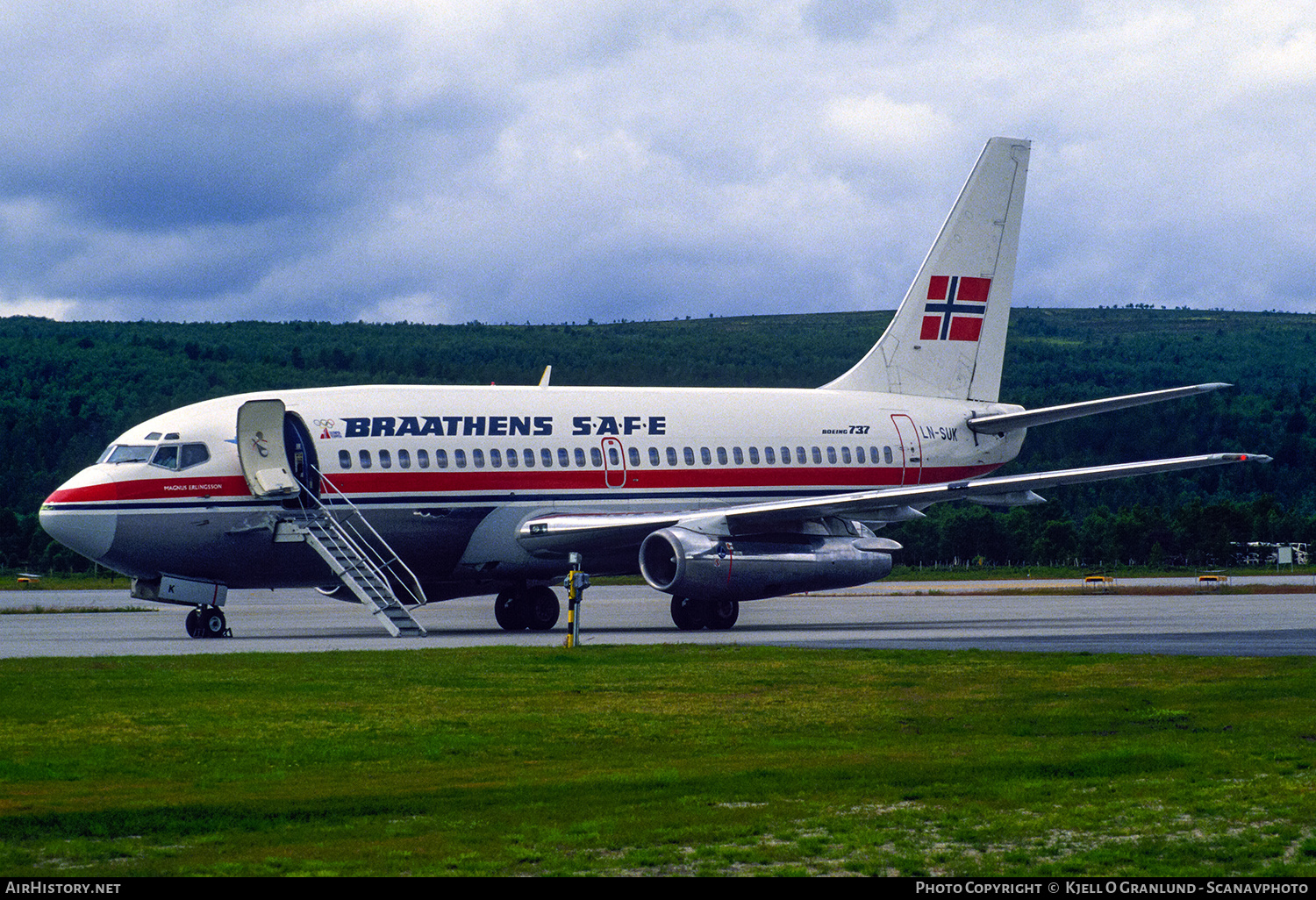 Aircraft Photo of LN-SUK | Boeing 737-205/Adv | Braathens SAFE | AirHistory.net #554614