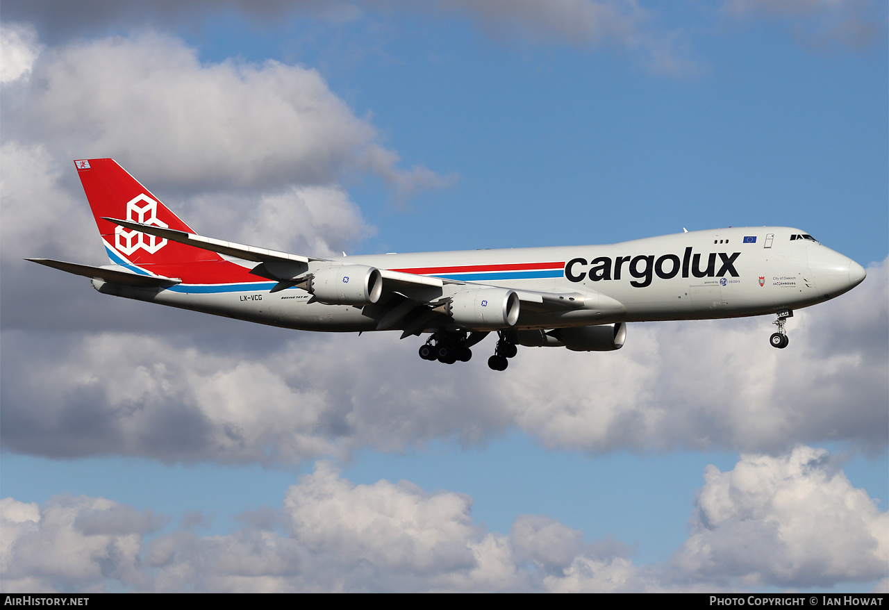 Aircraft Photo of LX-VCG | Boeing 747-8R7F/SCD | Cargolux | AirHistory.net #554646