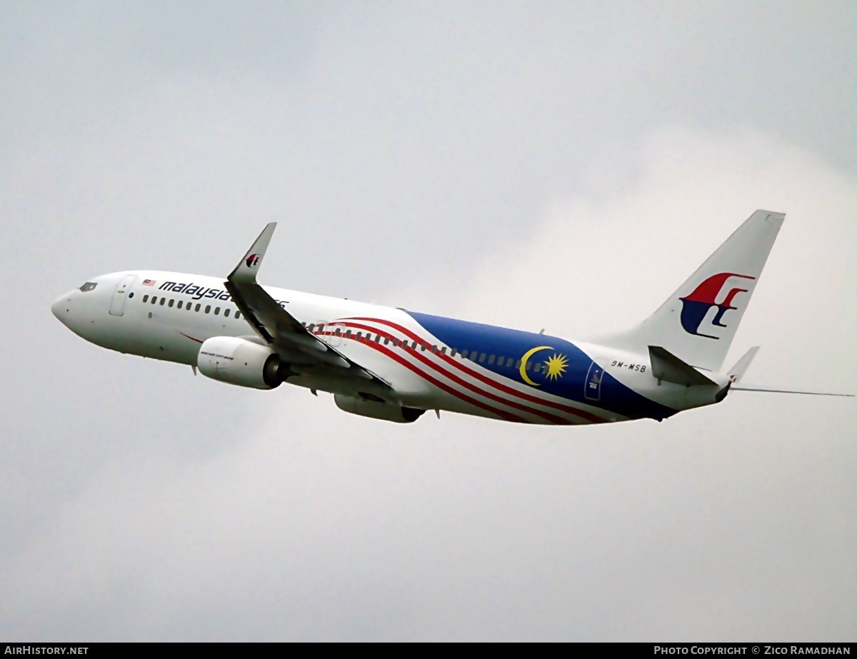 Aircraft Photo of 9M-MSB | Boeing 737-8H6 | Malaysia Airlines | AirHistory.net #554648