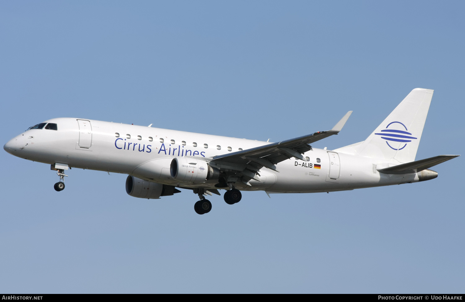 Aircraft Photo of D-ALIB | Embraer 175LR (ERJ-170-200LR) | Cirrus Airlines | AirHistory.net #554657