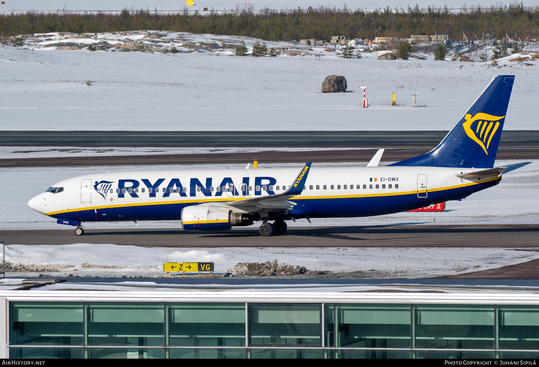 Aircraft Photo of EI-DWX | Boeing 737-8AS | Ryanair | AirHistory.net #554683