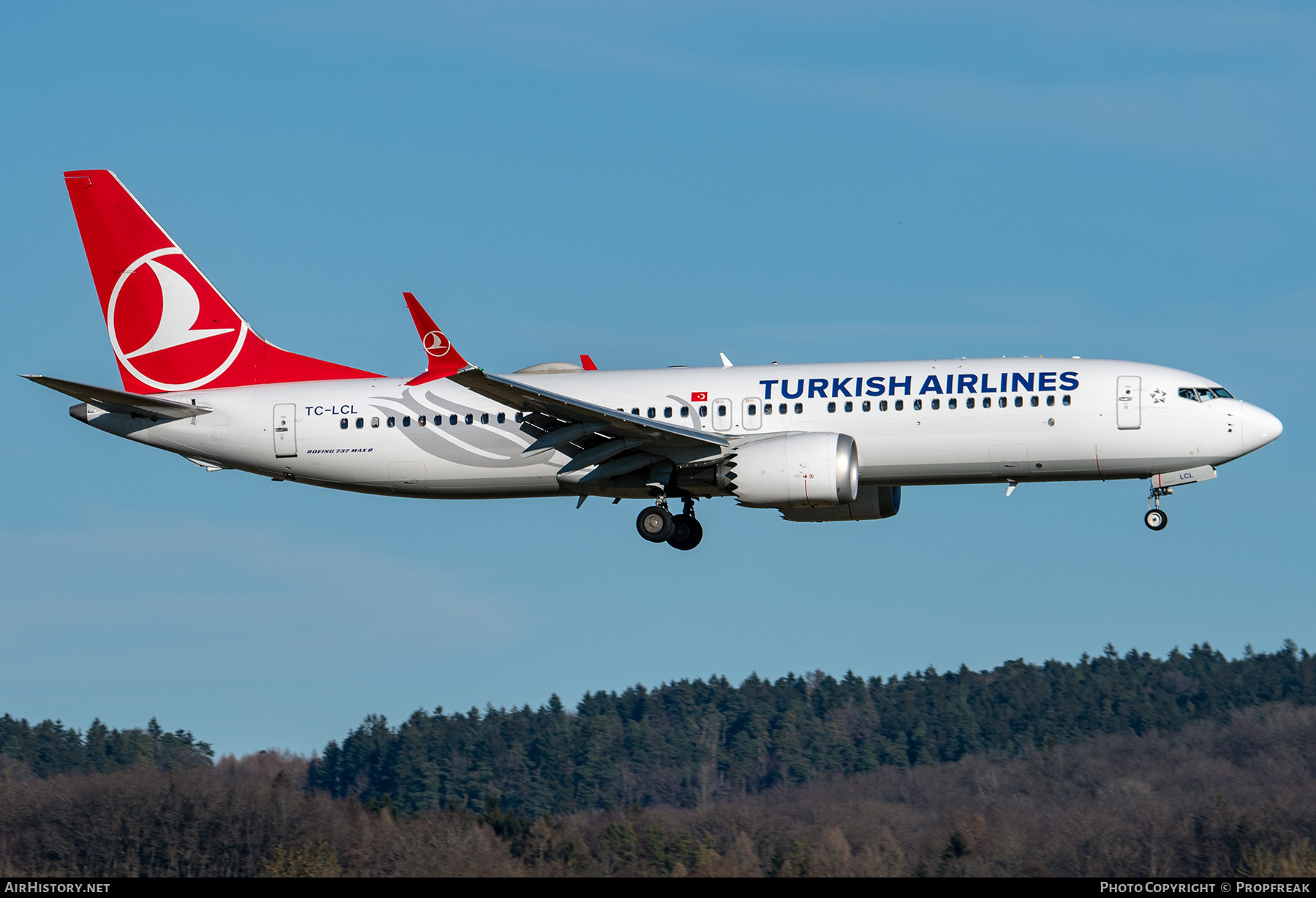 Aircraft Photo of TC-LCL | Boeing 737-8 Max 8 | Turkish Airlines | AirHistory.net #554685