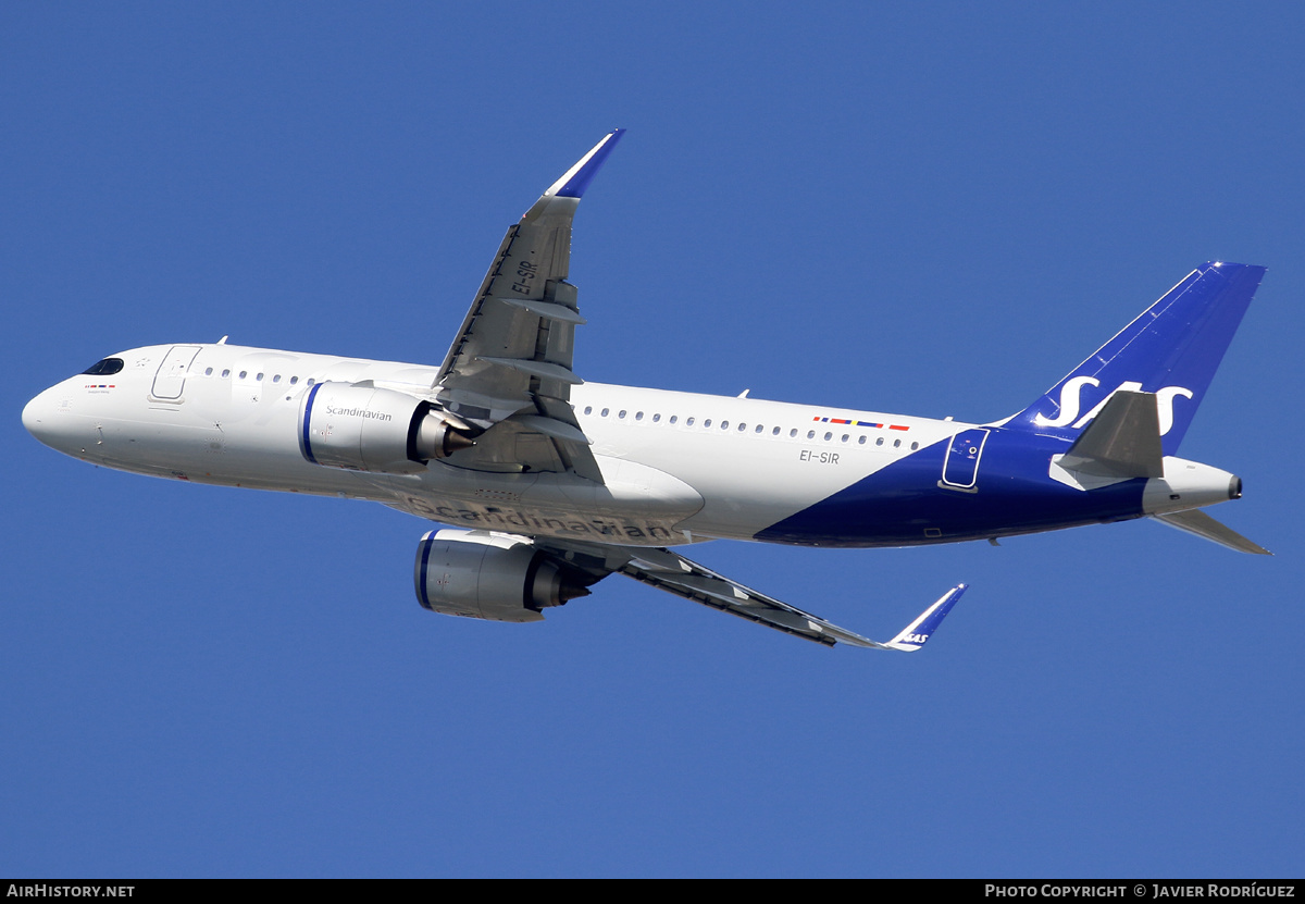 Aircraft Photo of EI-SIR | Airbus A320-251N | Scandinavian Airlines - SAS | AirHistory.net #554694