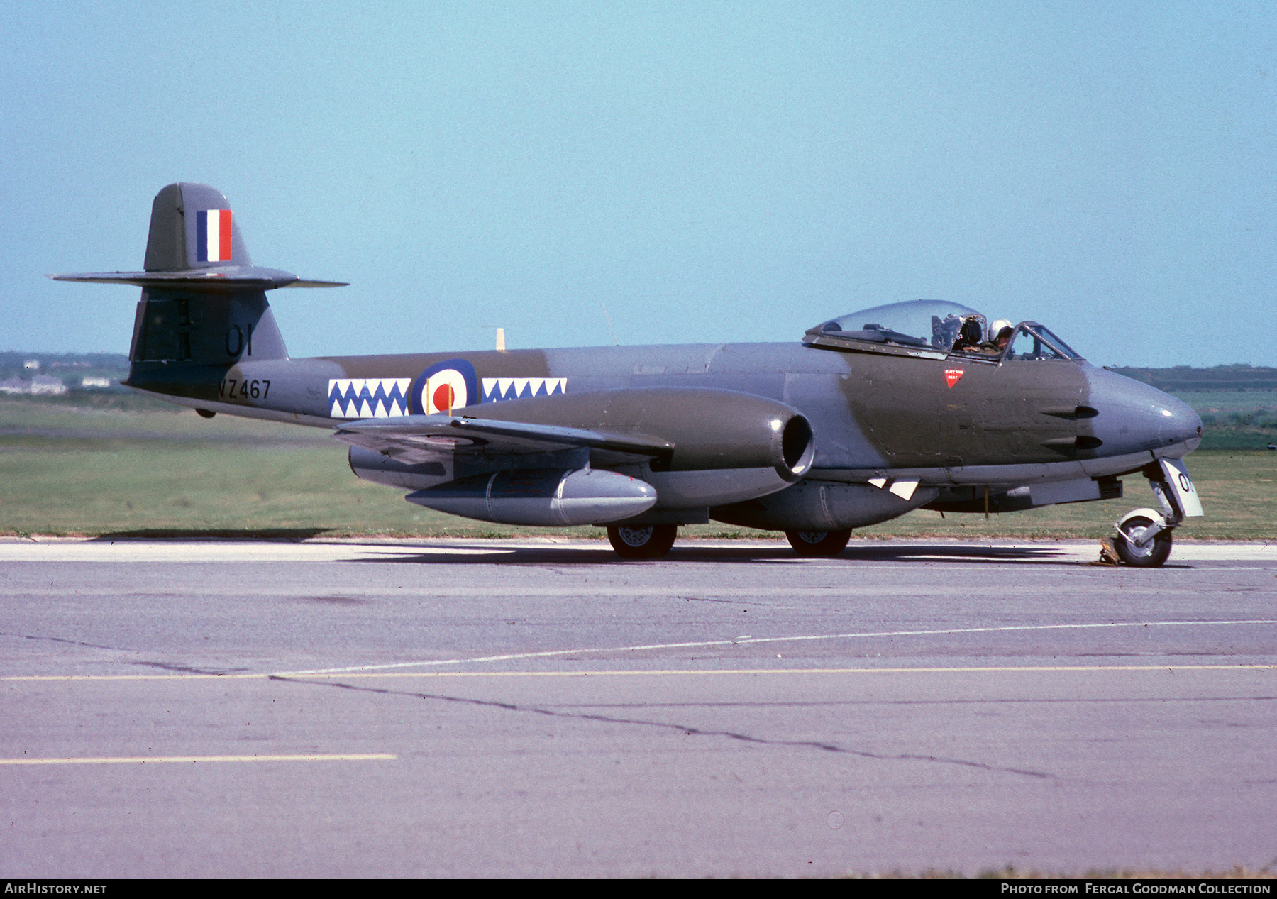 Aircraft Photo of VZ467 | Gloster Meteor F8 | UK - Air Force | AirHistory.net #554696