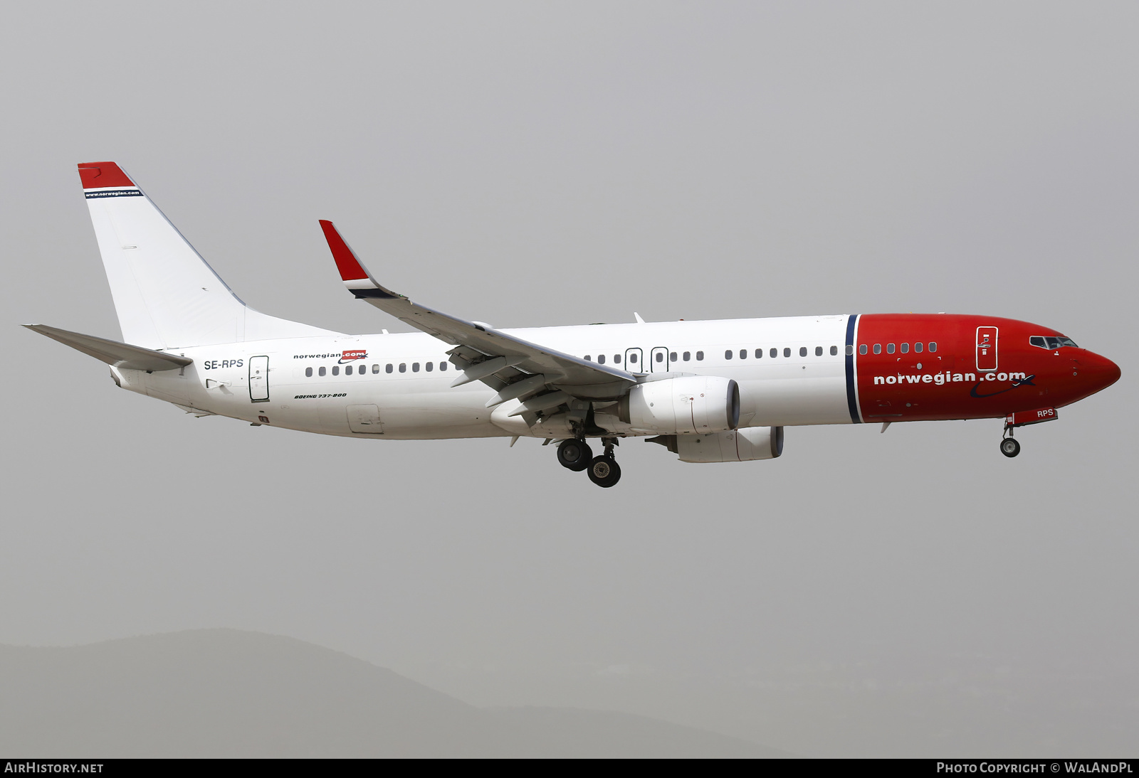 Aircraft Photo of SE-RPS | Boeing 737-8JP | Norwegian | AirHistory.net #554712