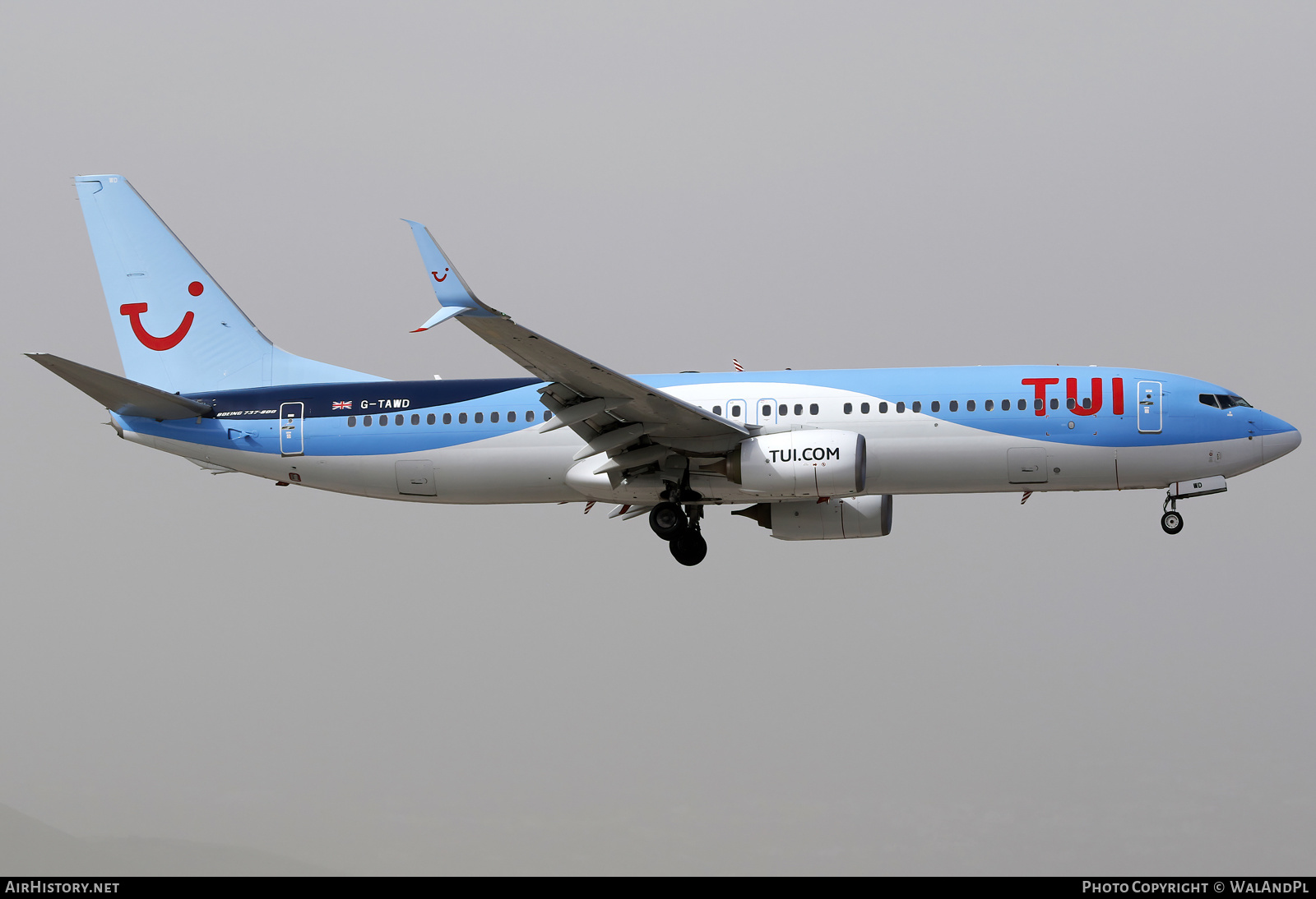 Aircraft Photo of G-TAWD | Boeing 737-8K5 | TUI | AirHistory.net #554747
