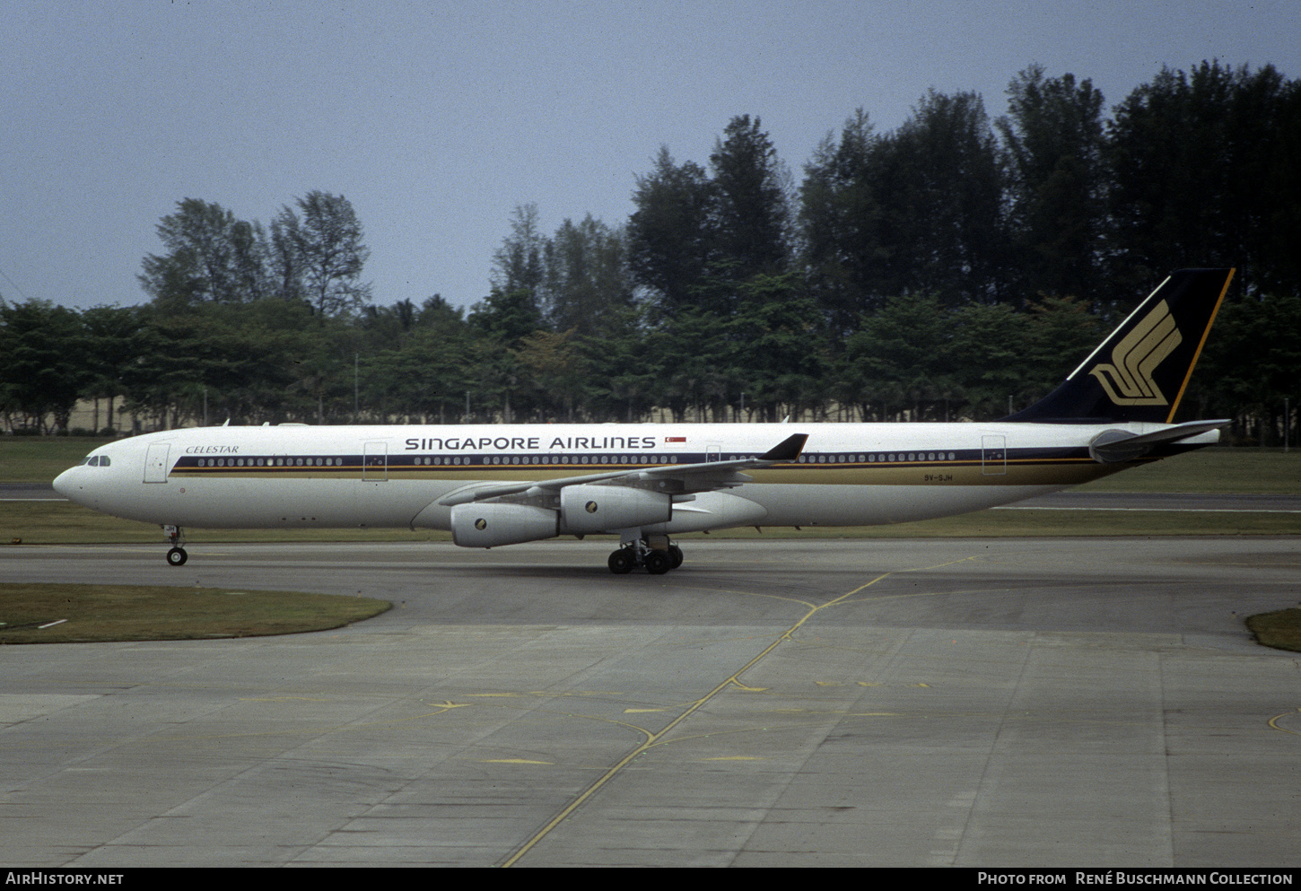 Aircraft Photo of 9V-SJH | Airbus A340-313X | Singapore Airlines | AirHistory.net #554753