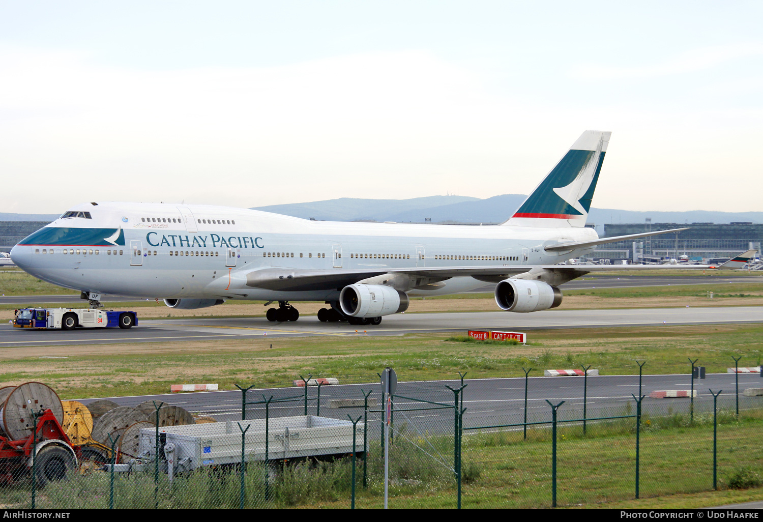 Aircraft Photo of B-HUF | Boeing 747-467 | Cathay Pacific Airways | AirHistory.net #554761