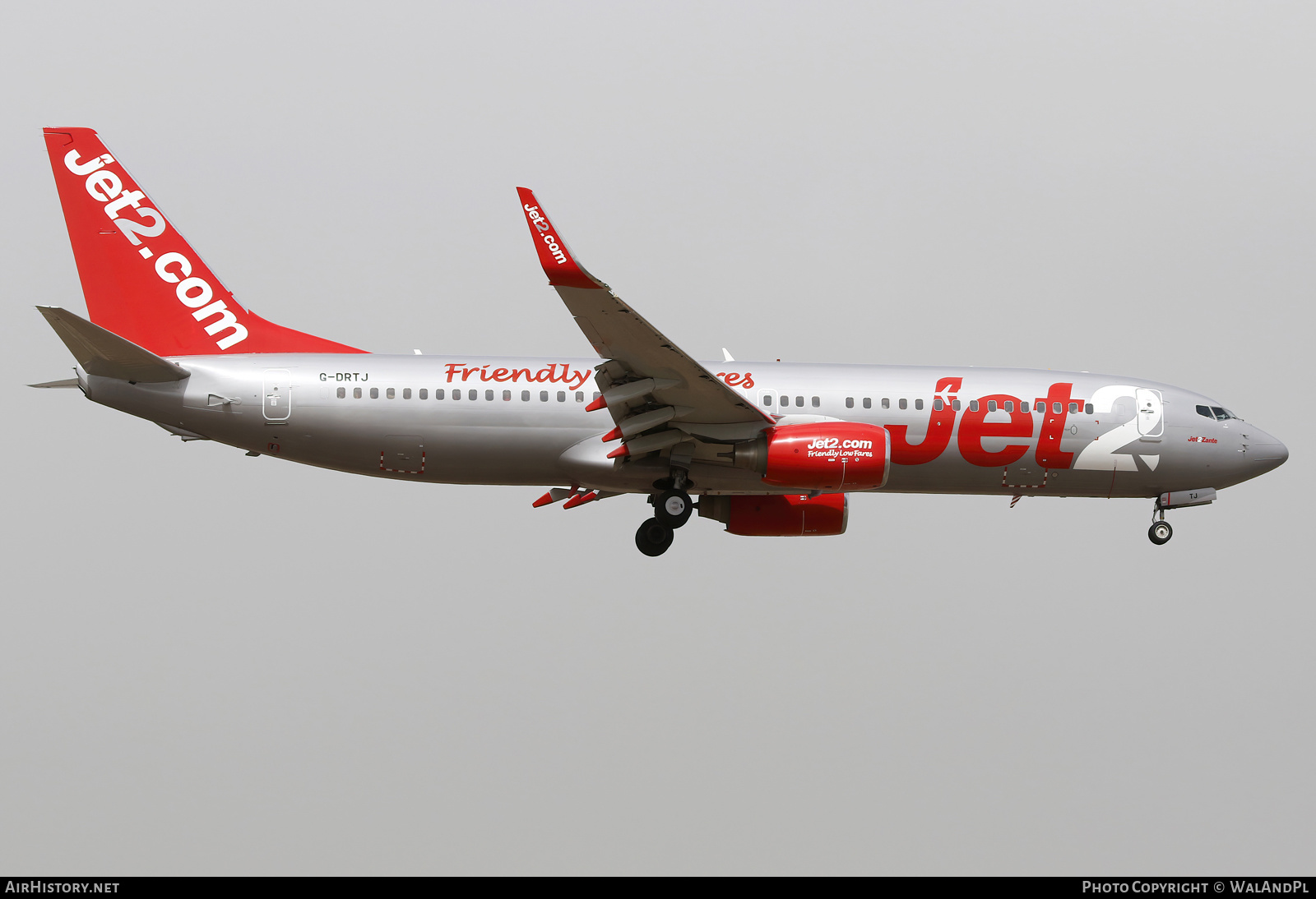 Aircraft Photo of G-DRTJ | Boeing 737-86N | Jet2 | AirHistory.net #554769