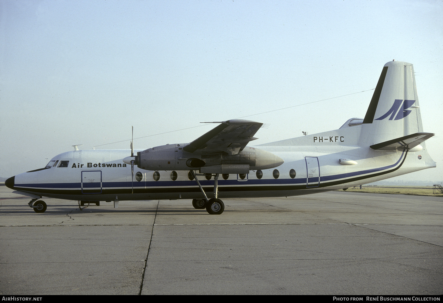 Aircraft Photo of PH-KFC | Fokker F27-200 Friendship | Air Botswana | AirHistory.net #554775