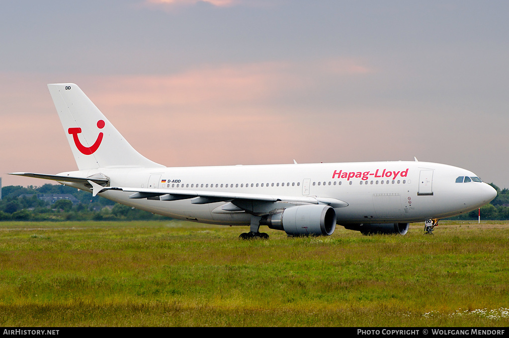 Aircraft Photo of D-AIDD | Airbus A310-304 | Hapag-Lloyd | AirHistory.net #554777