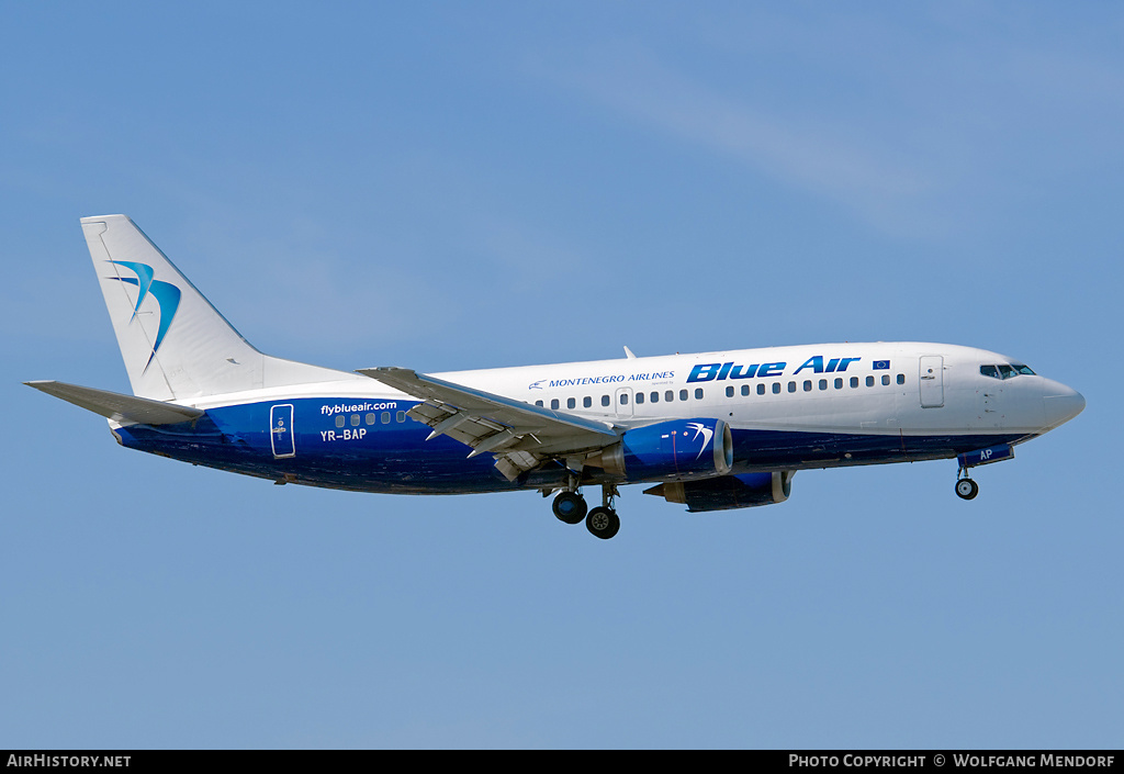 Aircraft Photo of YR-BAP | Boeing 737-3Y0 | Blue Air | AirHistory.net #554787