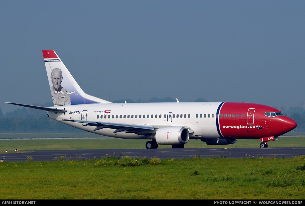 Aircraft Photo of LN-KKM | Boeing 737-3Y0 | Norwegian | AirHistory.net #554795