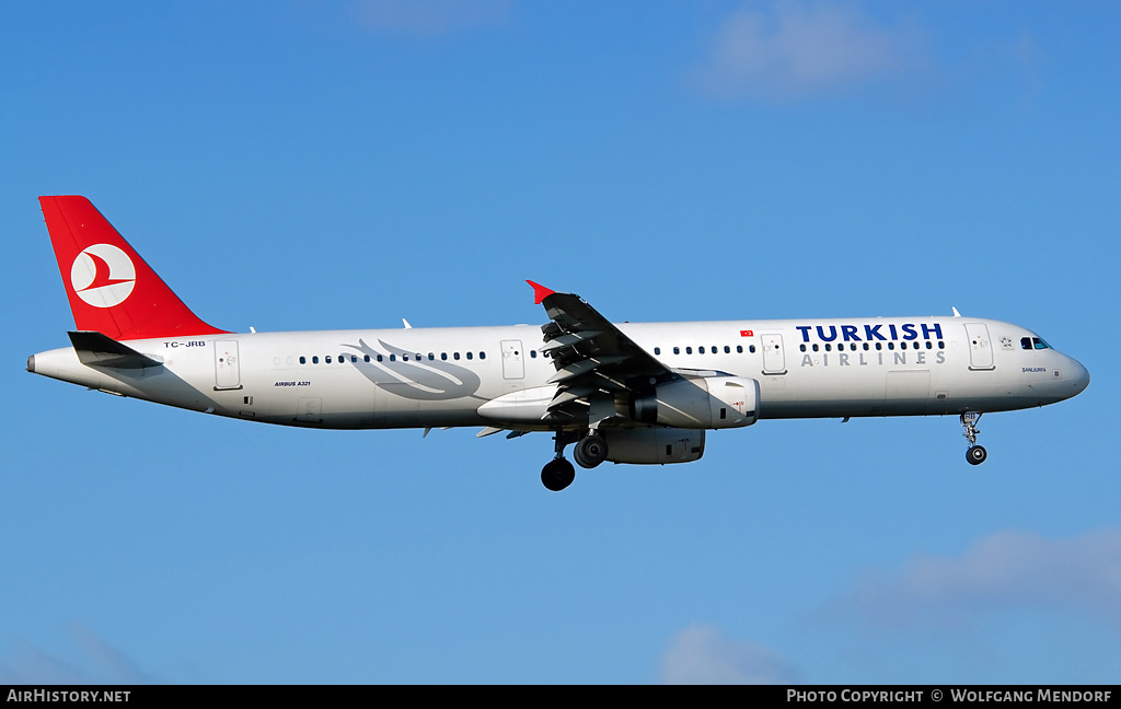 Aircraft Photo of TC-JRB | Airbus A321-231 | Turkish Airlines | AirHistory.net #554797