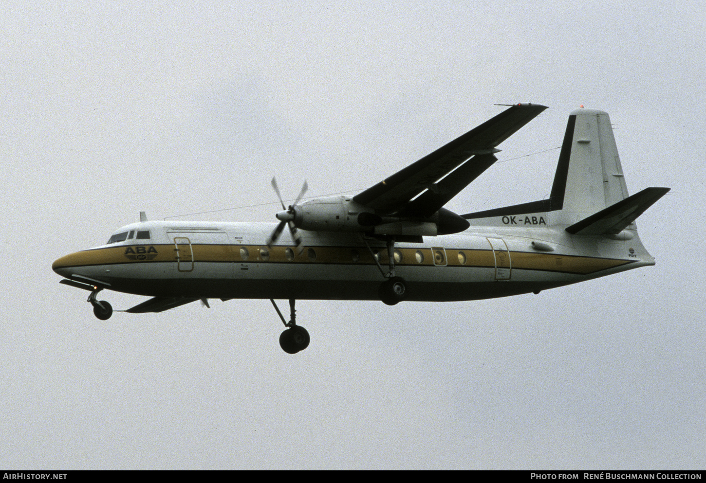 Aircraft Photo of OK-ABA | Fokker F27-500C/RF Friendship | ABA Air - Autoklub Bohemia Assistance | AirHistory.net #554802