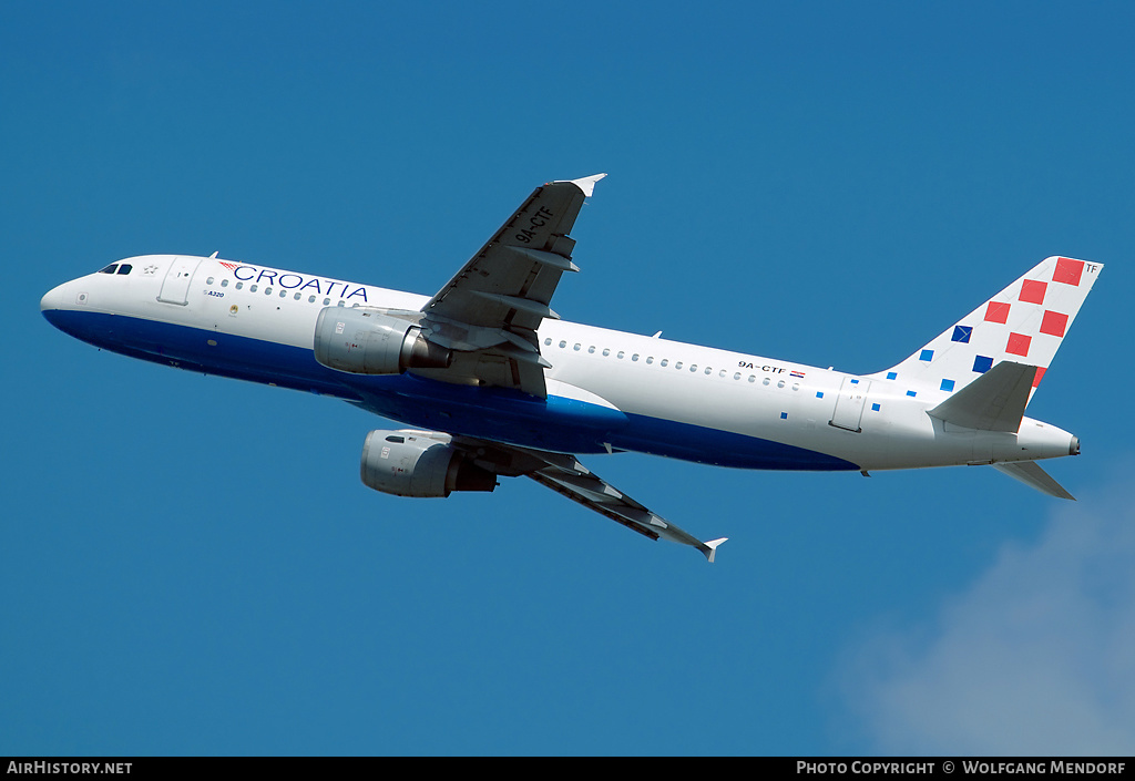 Aircraft Photo of 9A-CTF | Airbus A320-212 | Croatia Airlines | AirHistory.net #554804