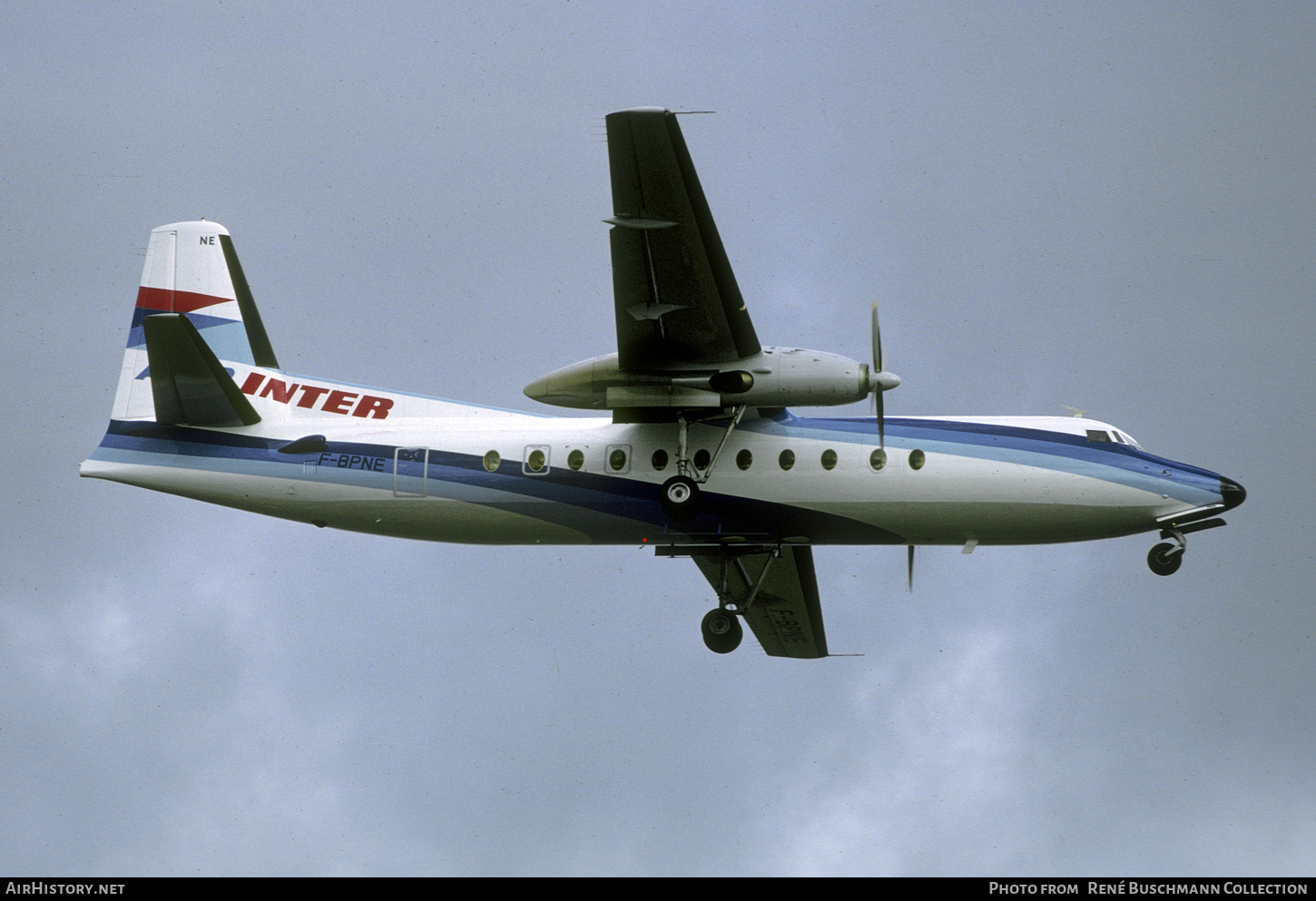 Aircraft Photo of F-BPNE | Fokker F27-500 Friendship | Air Inter | AirHistory.net #554814