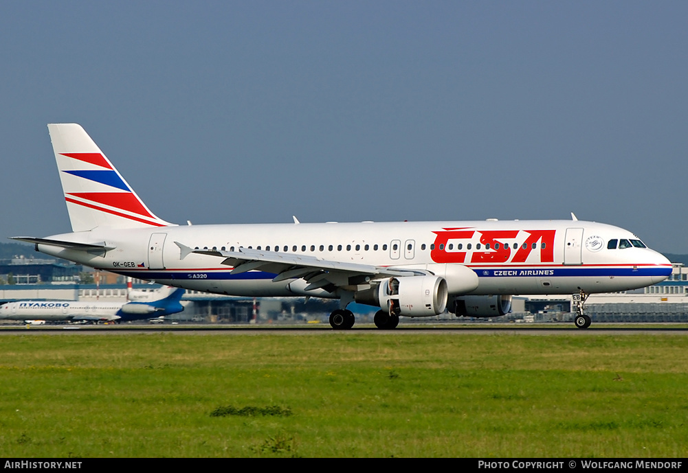 Aircraft Photo of OK-GEB | Airbus A320-214 | ČSA - Czech Airlines | AirHistory.net #554817