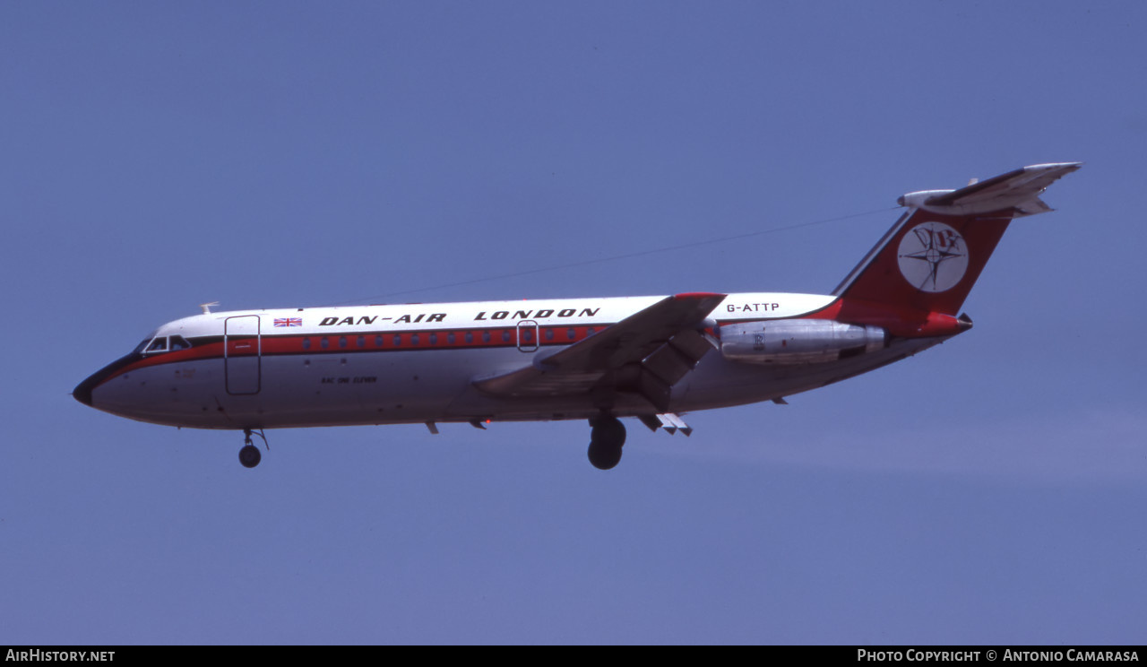 Aircraft Photo of G-ATTP | BAC 111-207AJ One-Eleven | Dan-Air London | AirHistory.net #554823
