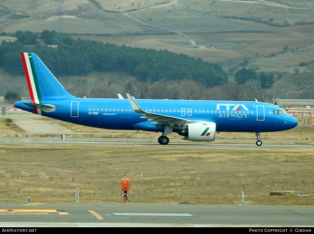 Aircraft Photo of EI-INB | Airbus A320-272N | ITA Airways | AirHistory.net #554825