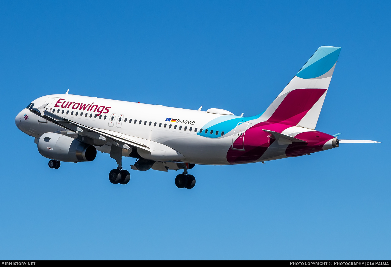 Aircraft Photo of D-AGWB | Airbus A319-132 | Eurowings | AirHistory.net #554835