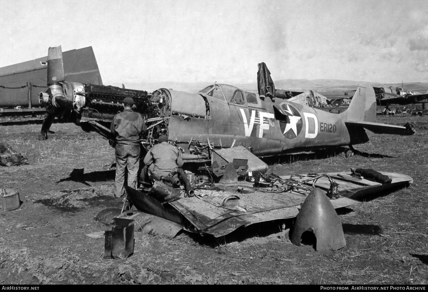 Aircraft Photo of ER120 | Supermarine 349 Spitfire Vb/Trop | USA - Air Force | AirHistory.net #554840