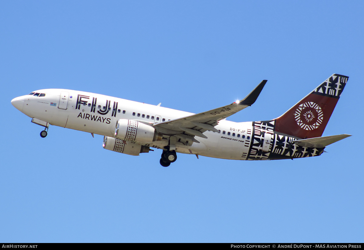 Aircraft Photo of DQ-FJF | Boeing 737-7X2 | Fiji Airways | AirHistory.net #554847