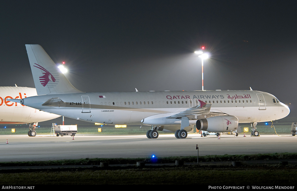 Aircraft Photo of A7-AAG | Airbus A320-232 | Qatar Airways | AirHistory.net #554853