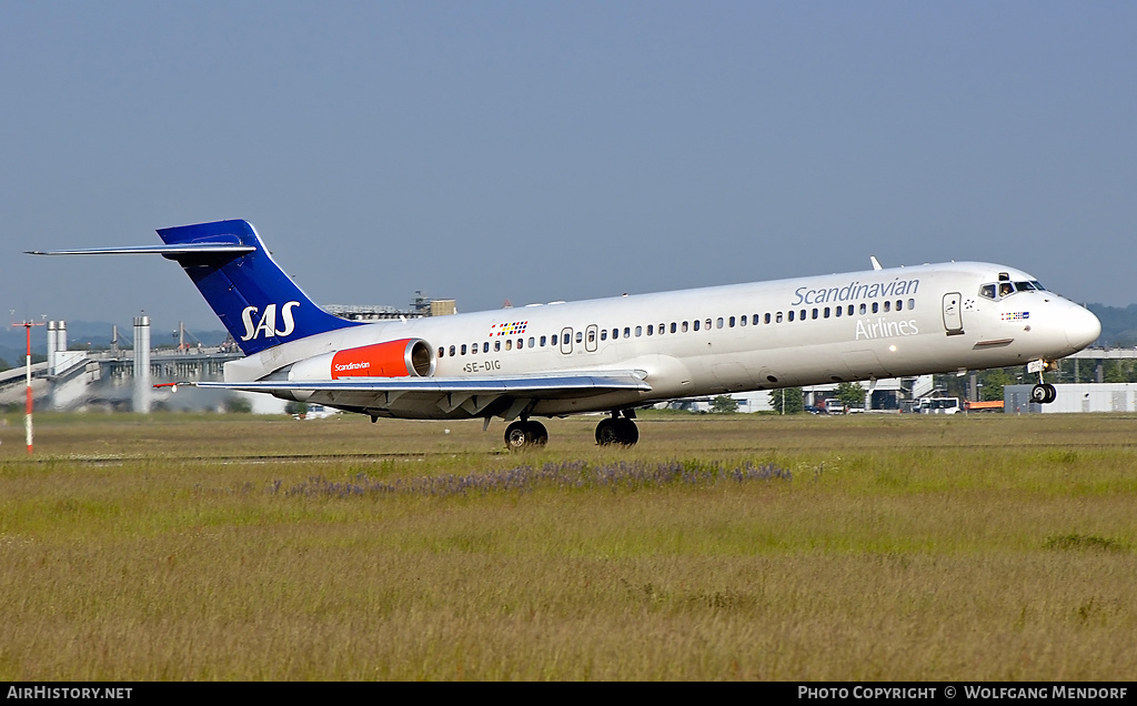 Aircraft Photo of SE-DIC | McDonnell Douglas MD-87 (DC-9-87) | Scandinavian Airlines - SAS | AirHistory.net #554867
