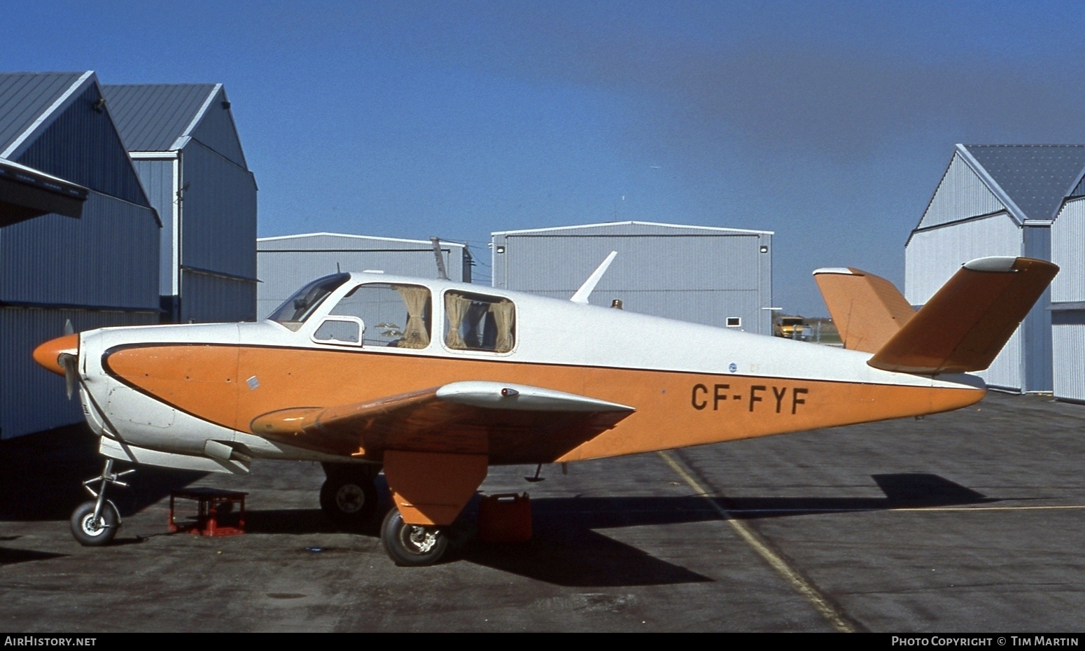 Aircraft Photo of CF-FYF | Beech 35 Bonanza | AirHistory.net #554876