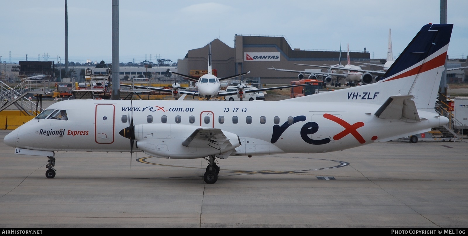 Aircraft Photo of VH-ZLF | Saab 340B | REX - Regional Express | AirHistory.net #554889