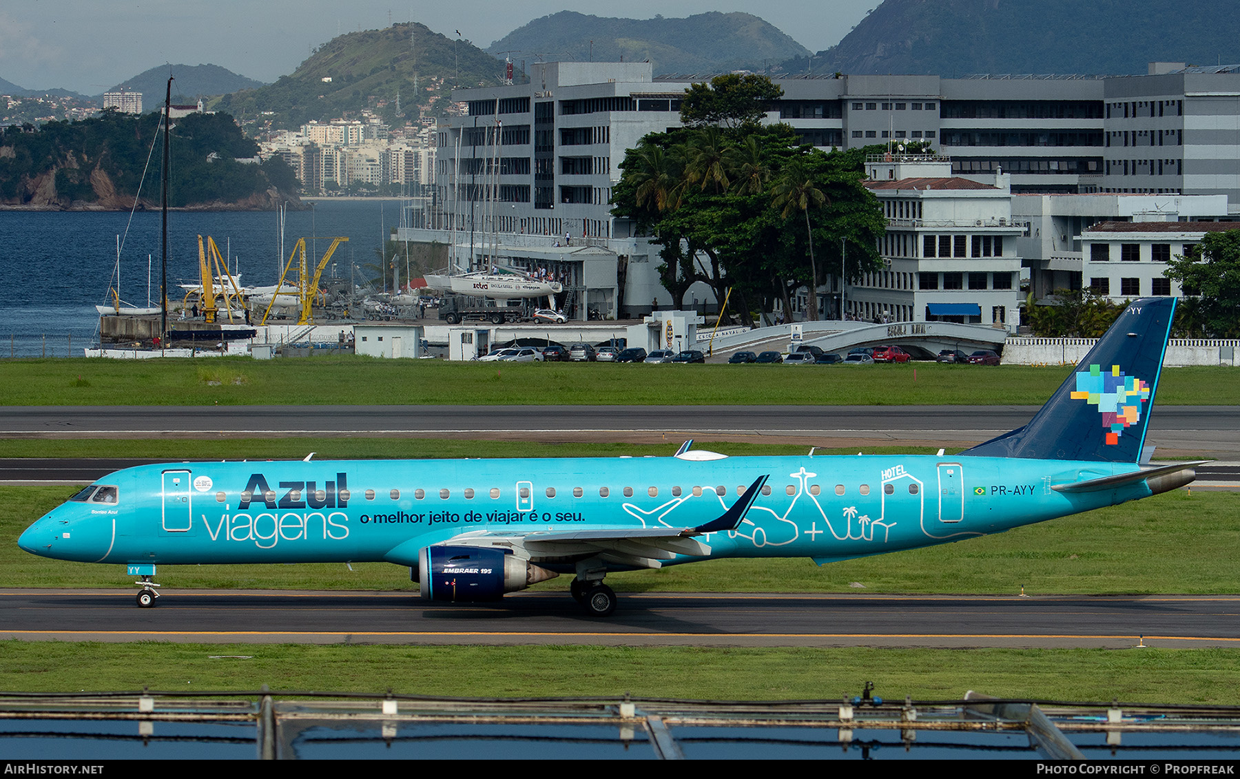 Aircraft Photo of PR-AYY | Embraer 190AR (ERJ-190-100IGW) | Azul Linhas Aéreas Brasileiras | AirHistory.net #554906