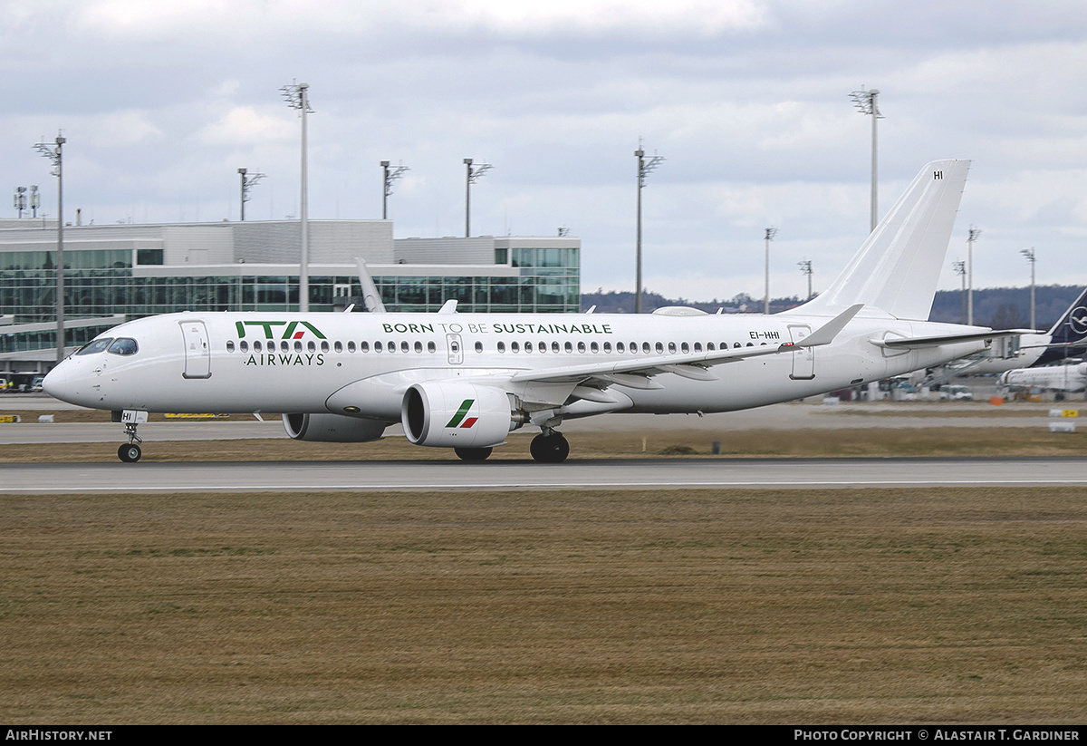 Aircraft Photo of EI-HHI | Airbus A220-371 (BD-500-1A11) | ITA Airways | AirHistory.net #554919