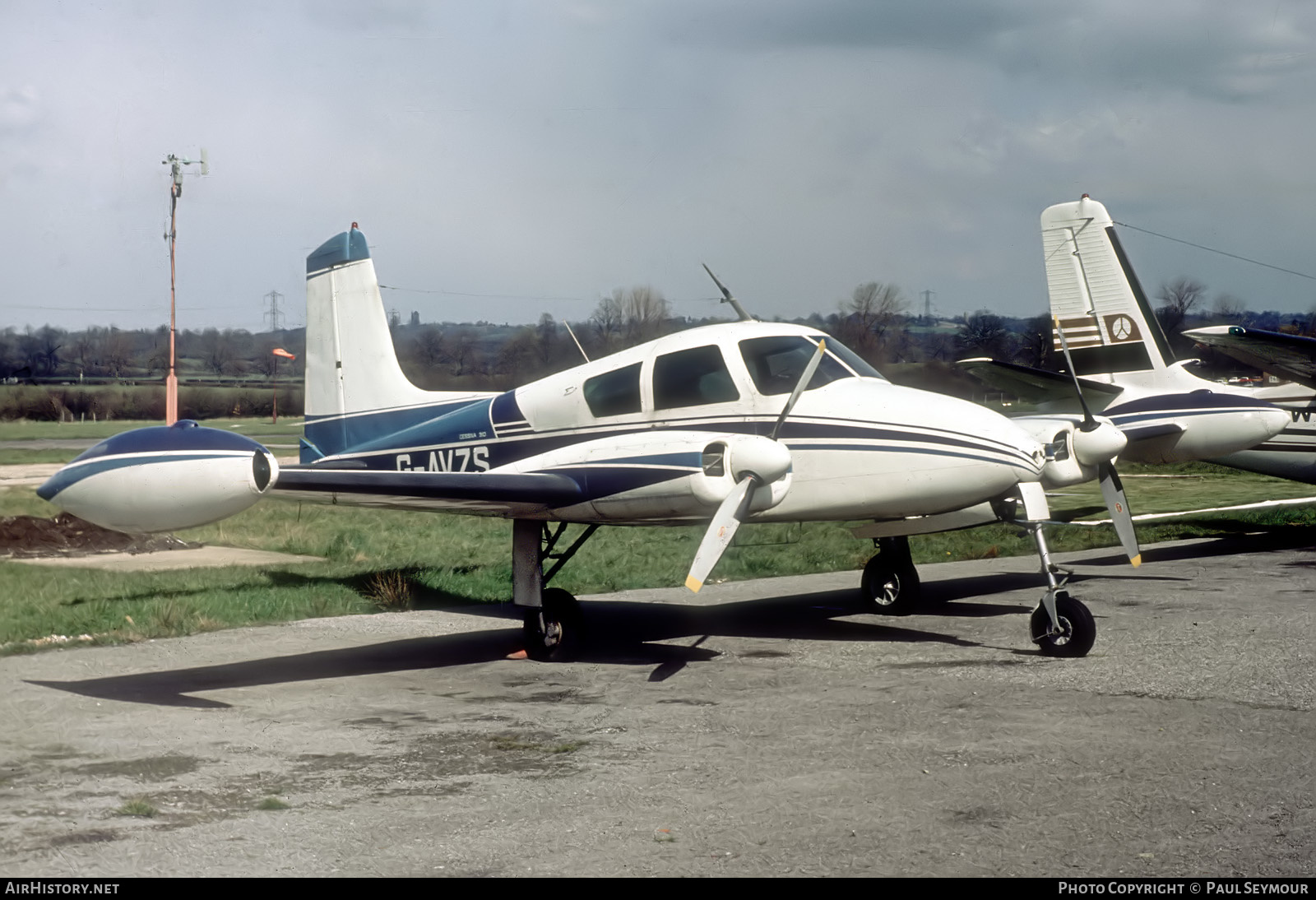 Aircraft Photo of G-AVZS | Cessna 310B | AirHistory.net #554938
