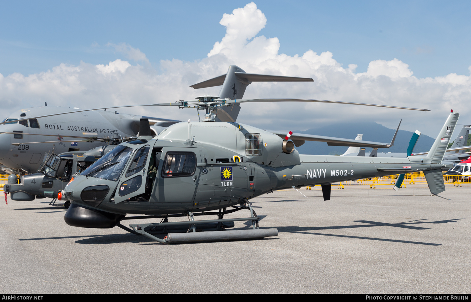 Aircraft Photo of M502-2 | Eurocopter AS-555SN Fennec | Malaysia - Navy | AirHistory.net #554953