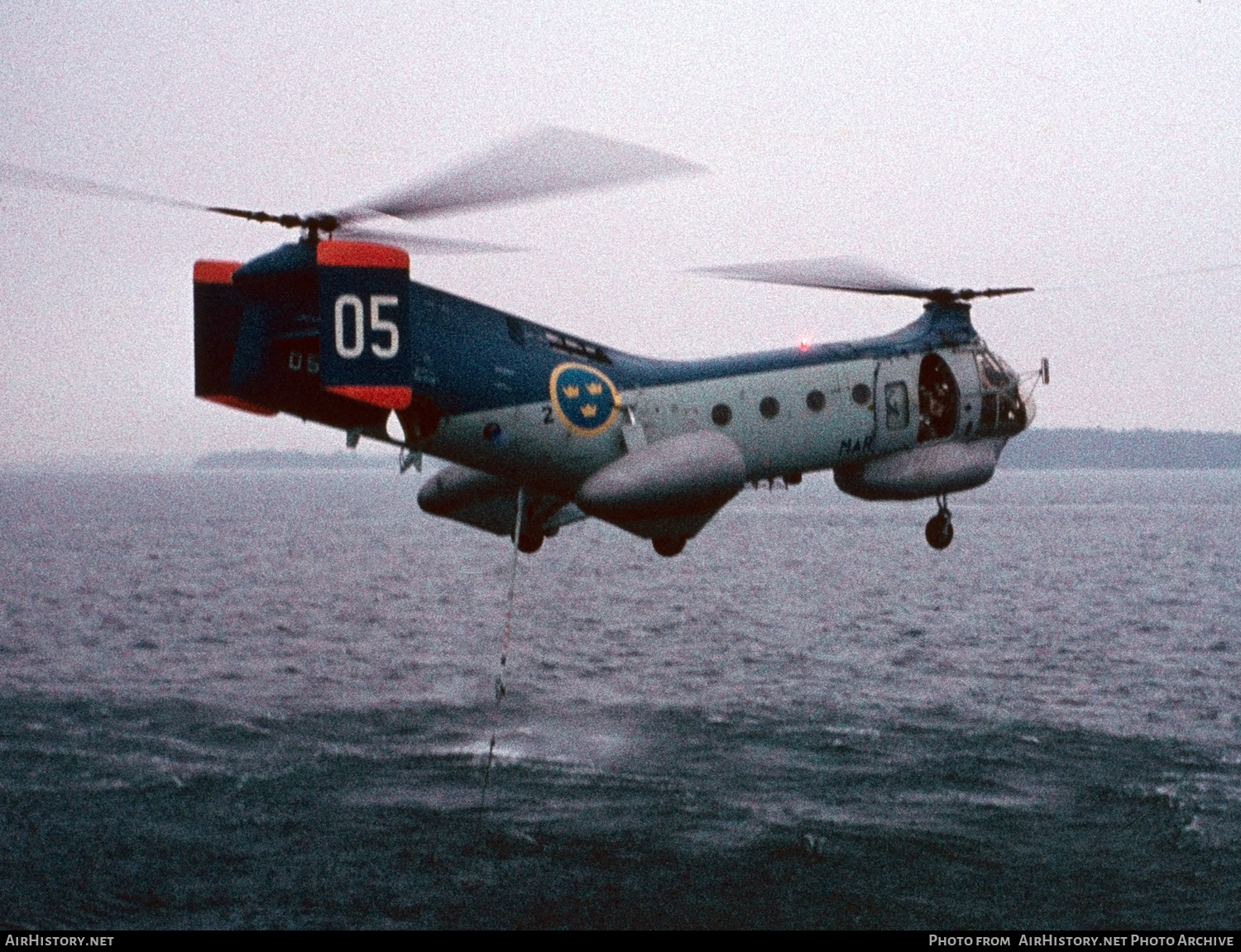 Aircraft Photo of 01005 | Vertol Hkp1 (44A) | Sweden - Navy | AirHistory.net #554961