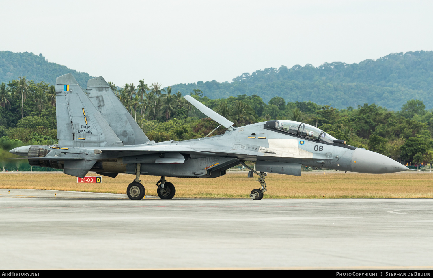 Aircraft Photo of M52-08 | Sukhoi Su-30MKM | Malaysia - Air Force | AirHistory.net #554966