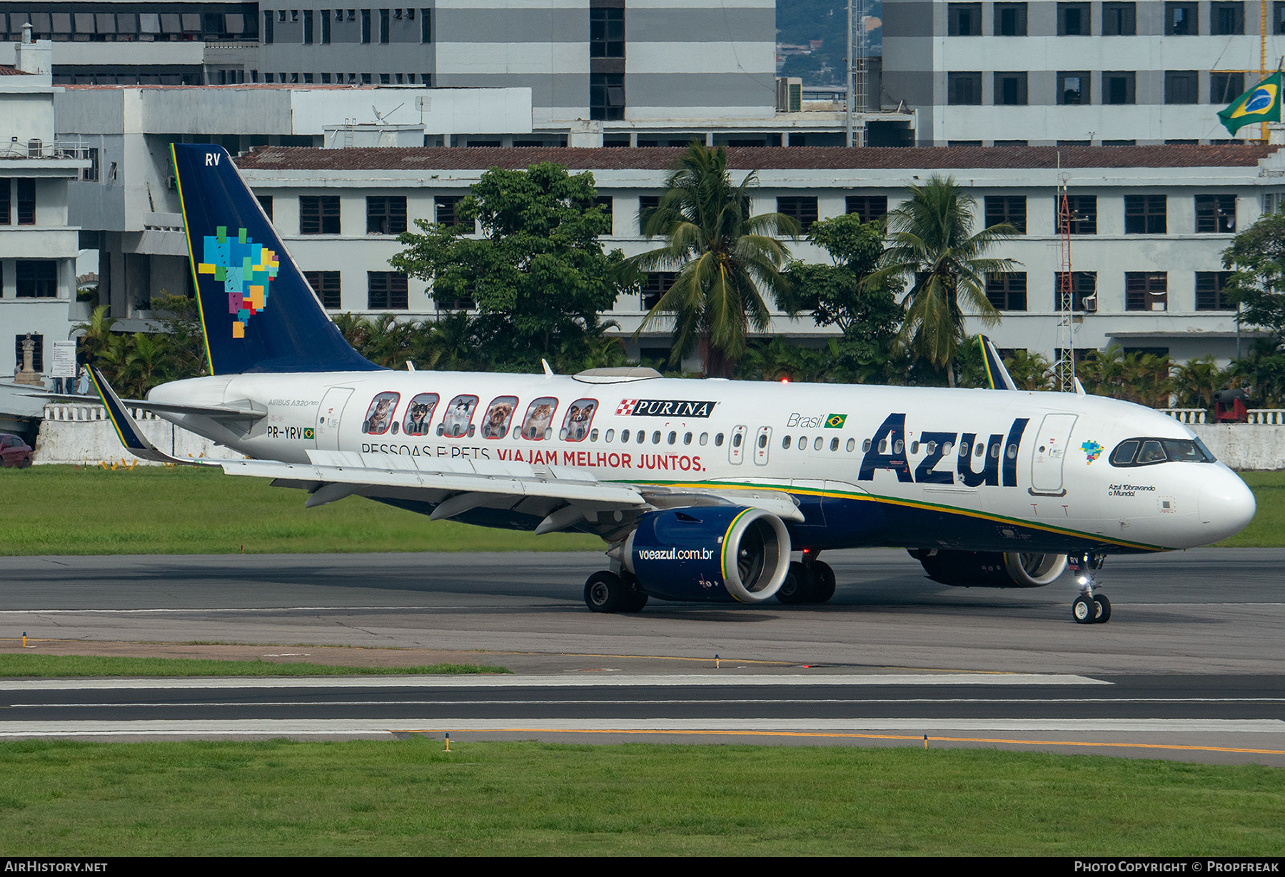 Aircraft Photo of PR-YRV | Airbus A320-251N | Azul Linhas Aéreas Brasileiras | AirHistory.net #554985