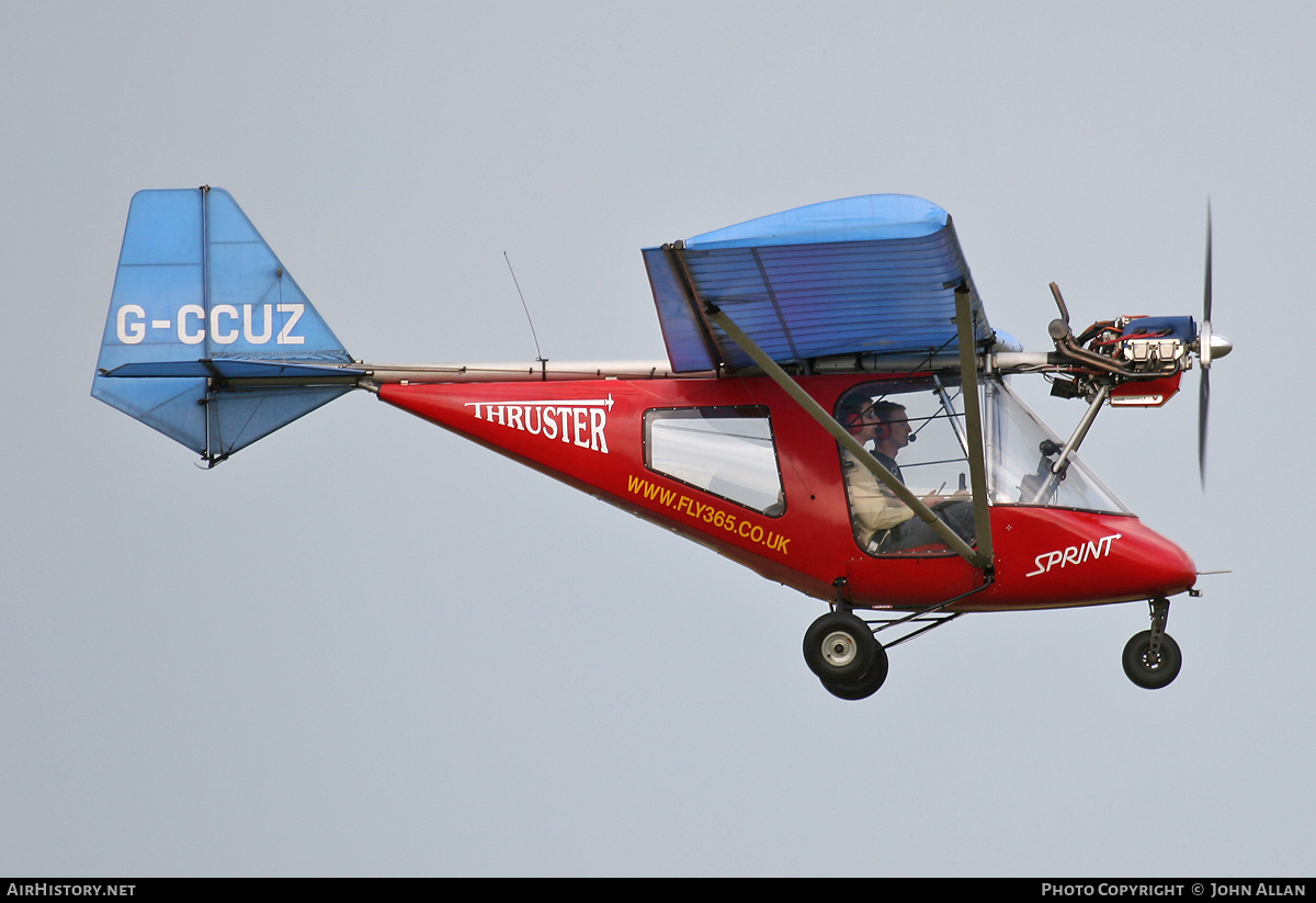 Aircraft Photo of G-CCUZ | Thruster T-600N 450 | AirHistory.net #554999