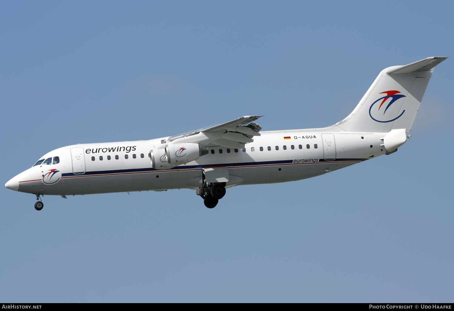 Aircraft Photo of D-AQUA | British Aerospace BAe-146-300 | Eurowings | AirHistory.net #555017