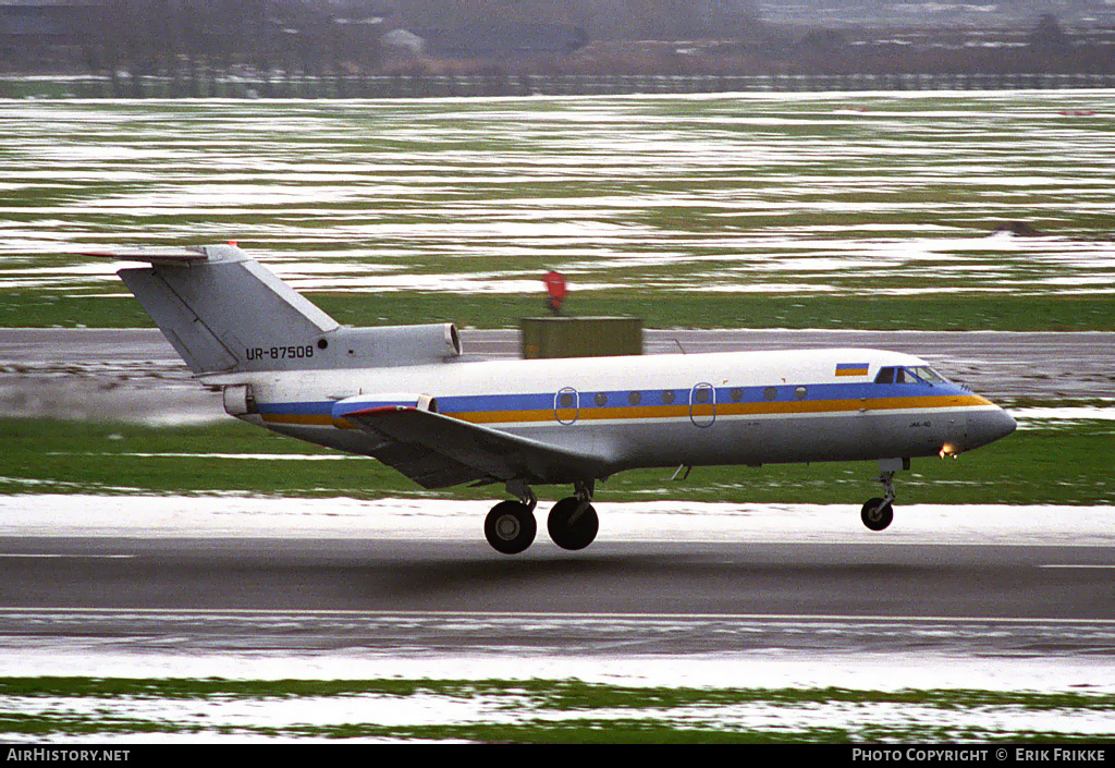 Aircraft Photo of UR-87508 | Yakovlev Yak-40 | AirHistory.net #555018