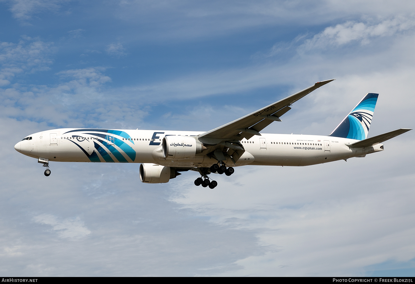 Aircraft Photo of SU-GDR | Boeing 777-36N/ER | EgyptAir | AirHistory.net #555029