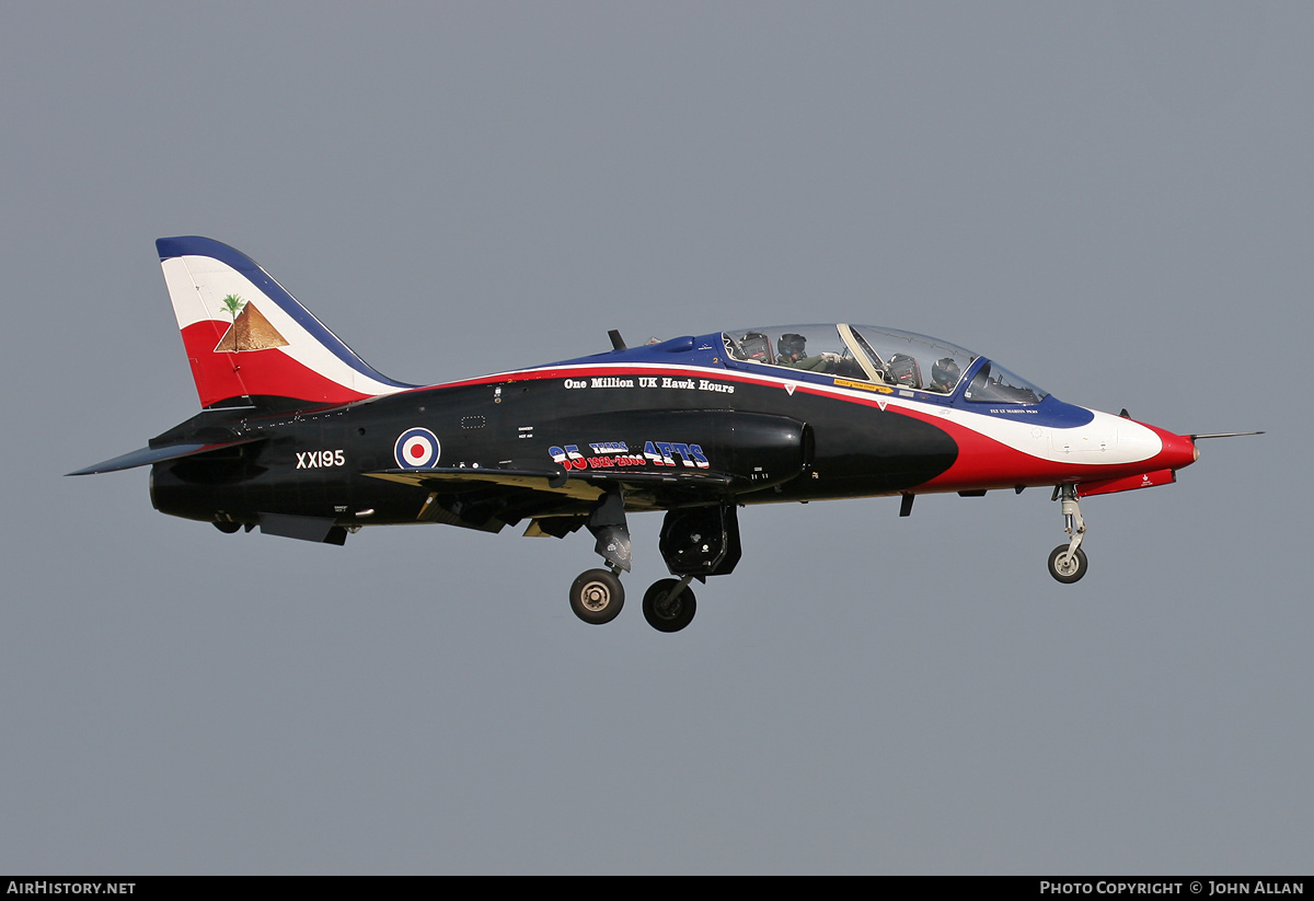 Aircraft Photo of XX195 | British Aerospace Hawk T1 | UK - Air Force | AirHistory.net #555033