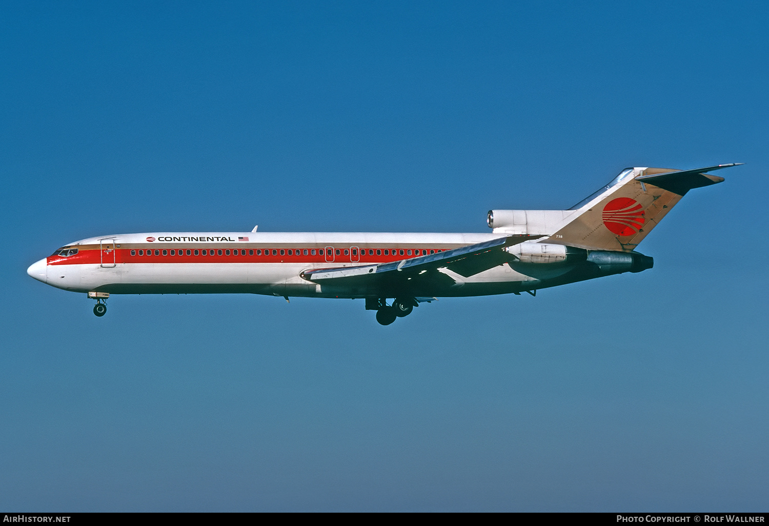 Aircraft Photo of N93738 | Boeing 727-224/Adv | Continental Airlines | AirHistory.net #555041