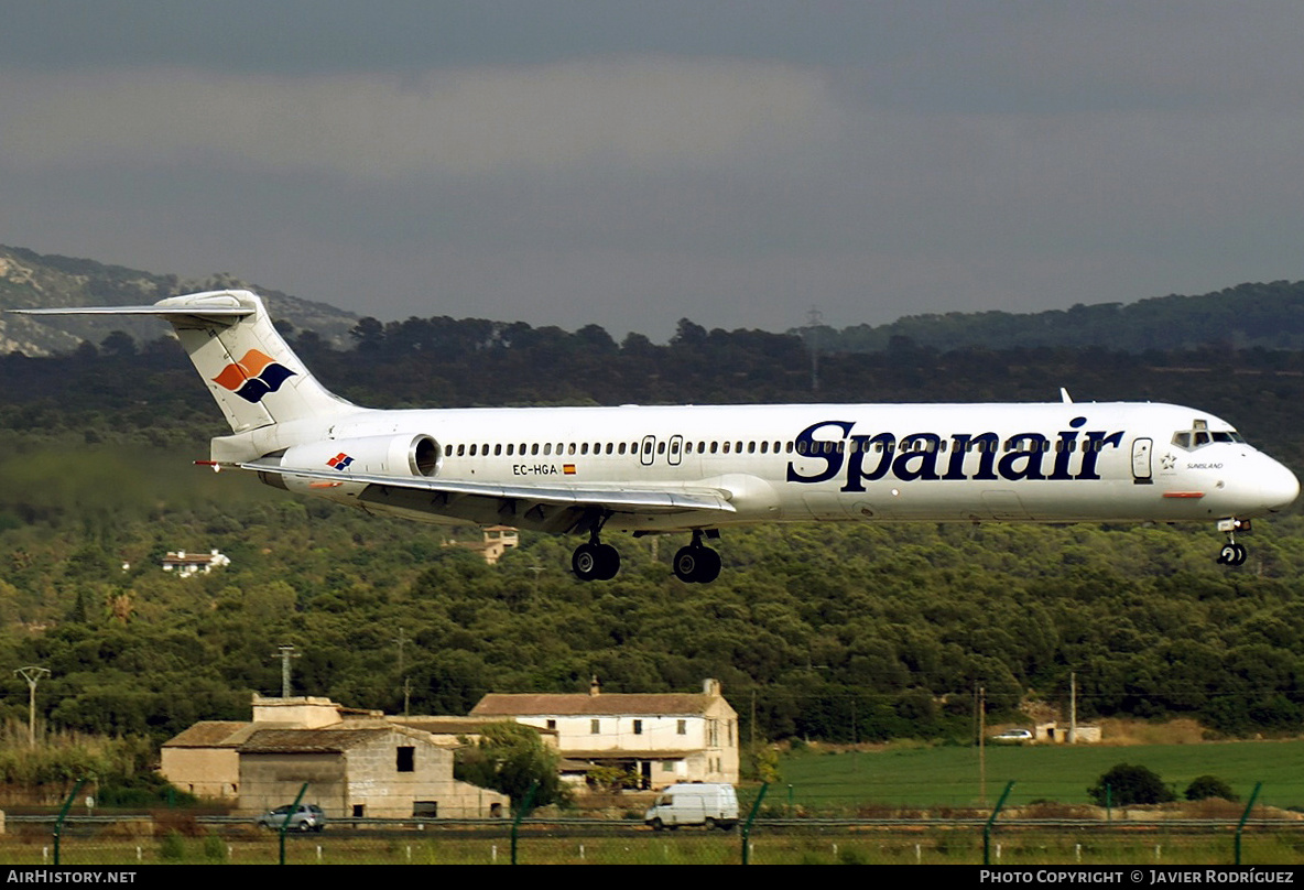 Aircraft Photo of EC-HGA | McDonnell Douglas MD-83 (DC-9-83) | Spanair | AirHistory.net #555050