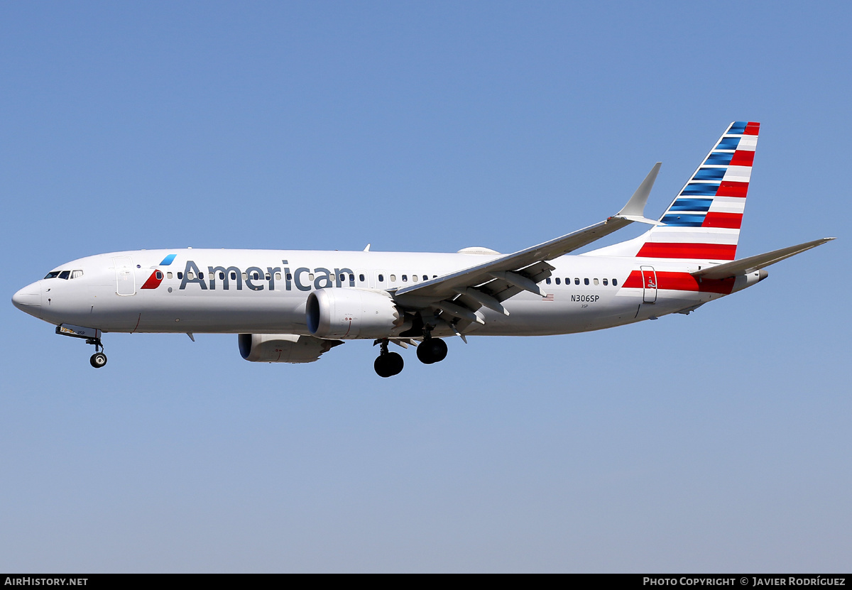 Aircraft Photo of N306SP | Boeing 737-8 Max 8 | American Airlines | AirHistory.net #555074