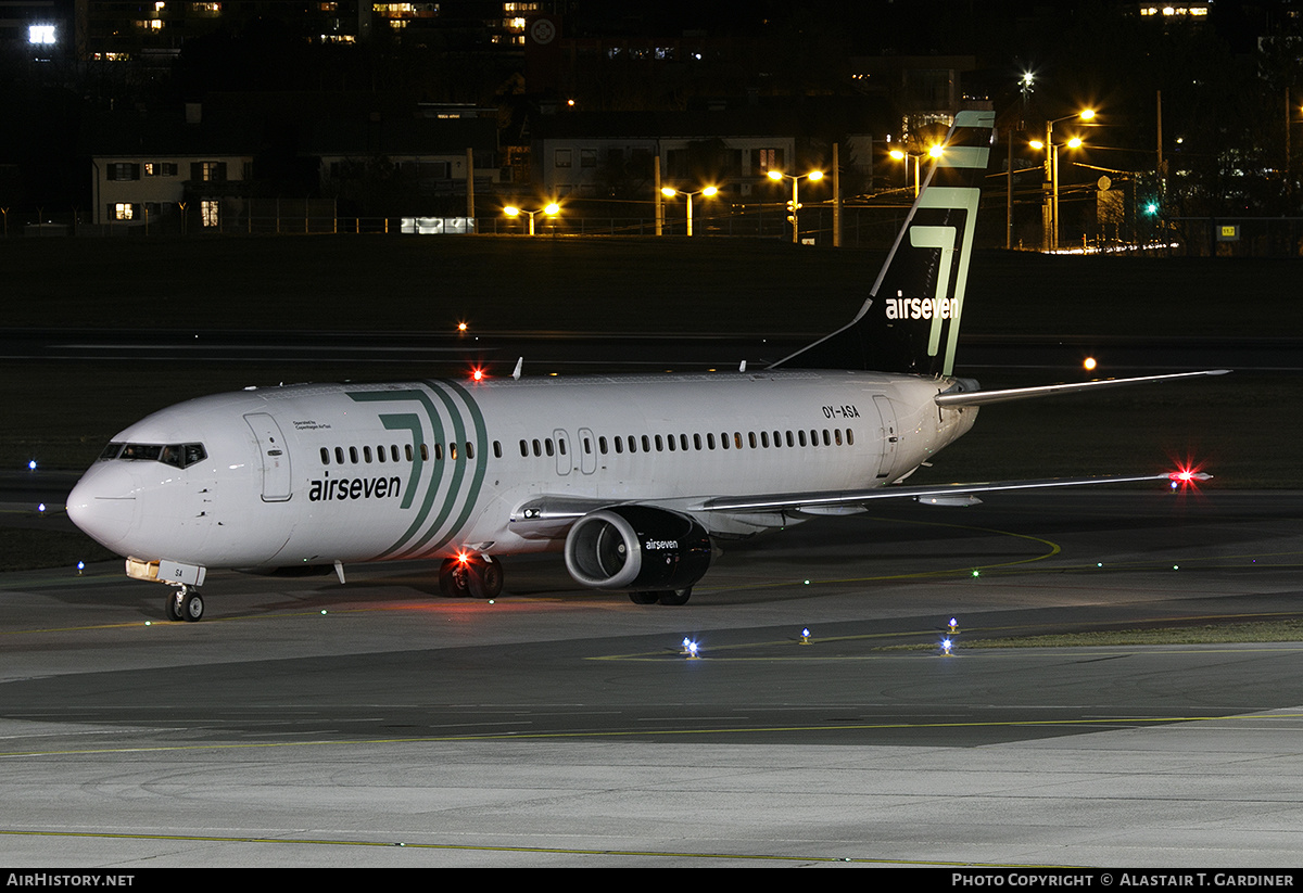 Aircraft Photo of OY-ASA | Boeing 737-405 | Airseven | AirHistory.net #555076